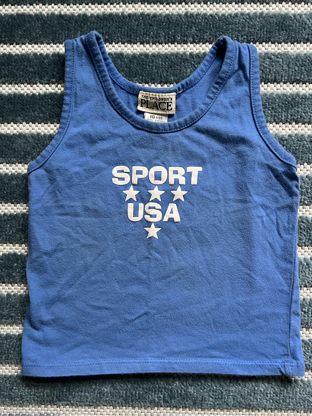 Vintage TCP Blue Sport USA Tank Top
